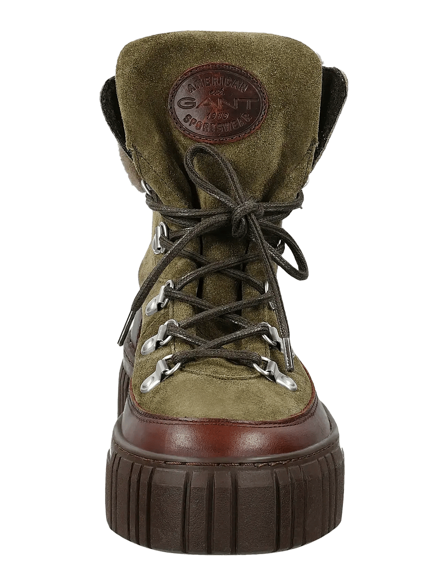 Gant - Snowmont Mid Boot - kängor - olive green - 3