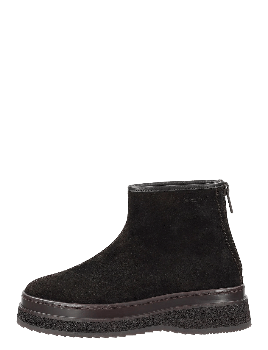 Gant - Sistown Mid Boot - platta ankelboots - dark brown - 1
