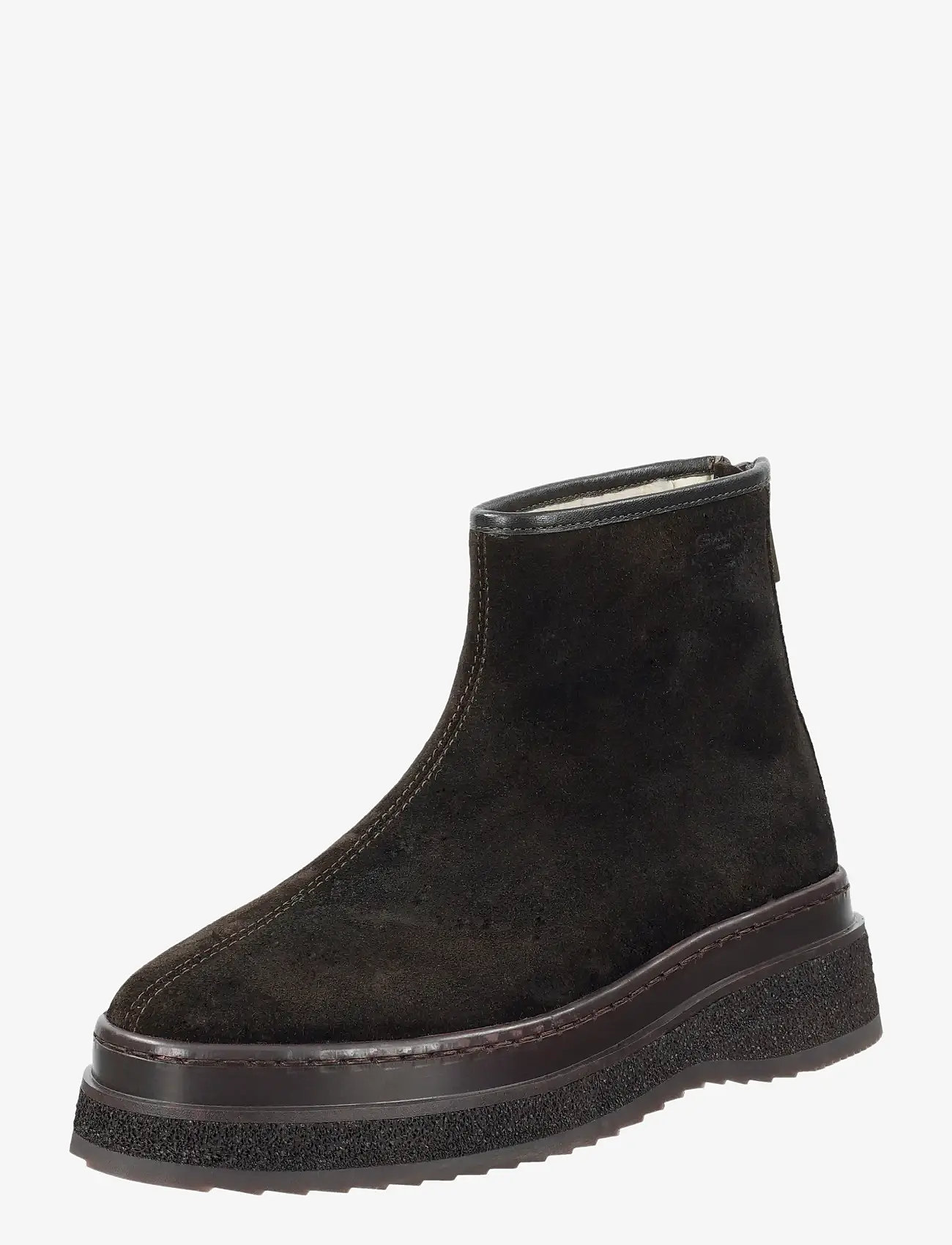 GANT - Sistown Mid Boot - flache stiefeletten - dark brown - 0