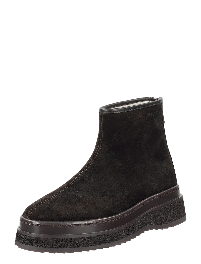 GANT - Sistown Mid Boot - platta ankelboots - dark brown - 0