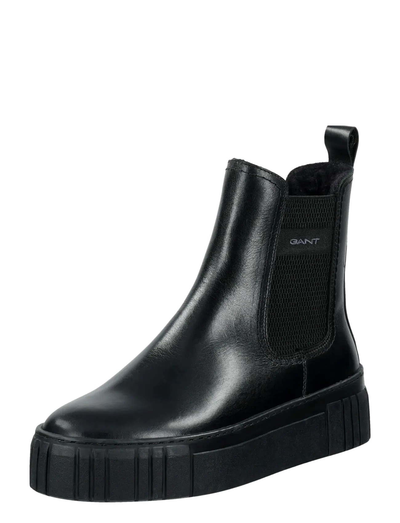 Gant Snowmont Chelsea Boot, Kvinder, Chunky Chelsea Støvle, Sort, Str: 38