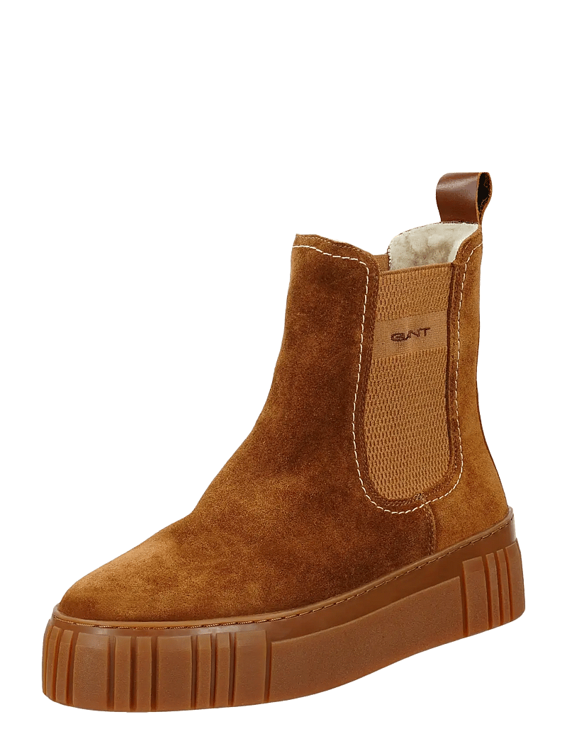 GANT - Snowmont Chelsea Boot - platta ankelboots - cognac - 0
