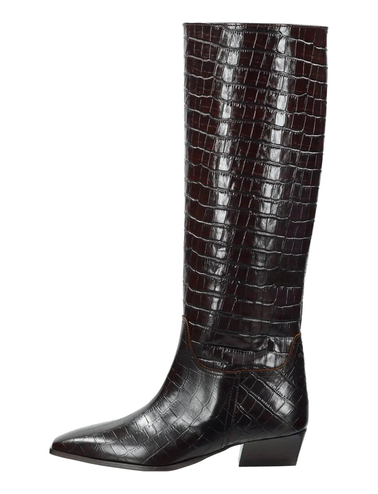 Gant - Bassotte Long Shaft Boot - pika säärega saapad - dark brown - 3