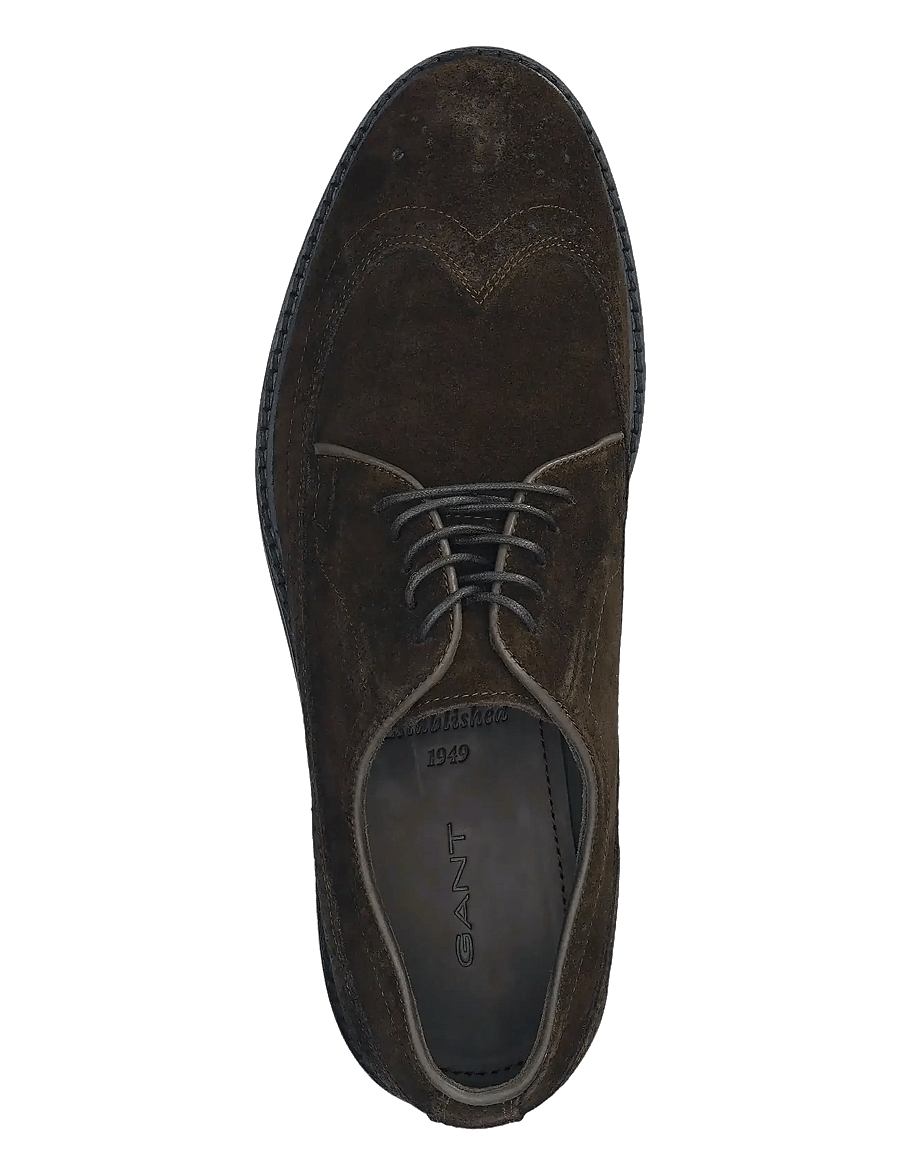 GANT - Bidford Low Lace Shoe - dark brown - 4