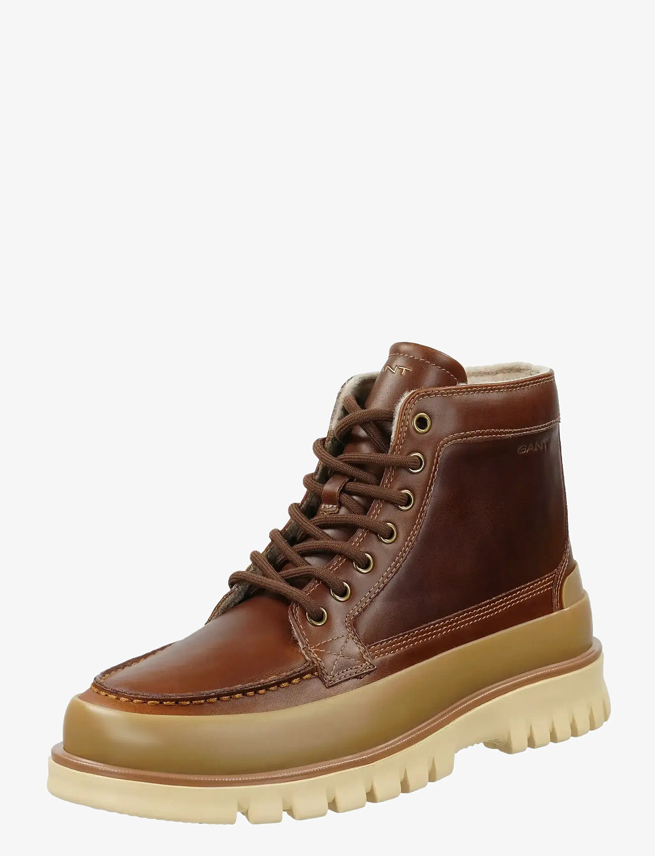 GANT - Nebrada Mid Boot - schnürboots - cognac - 0