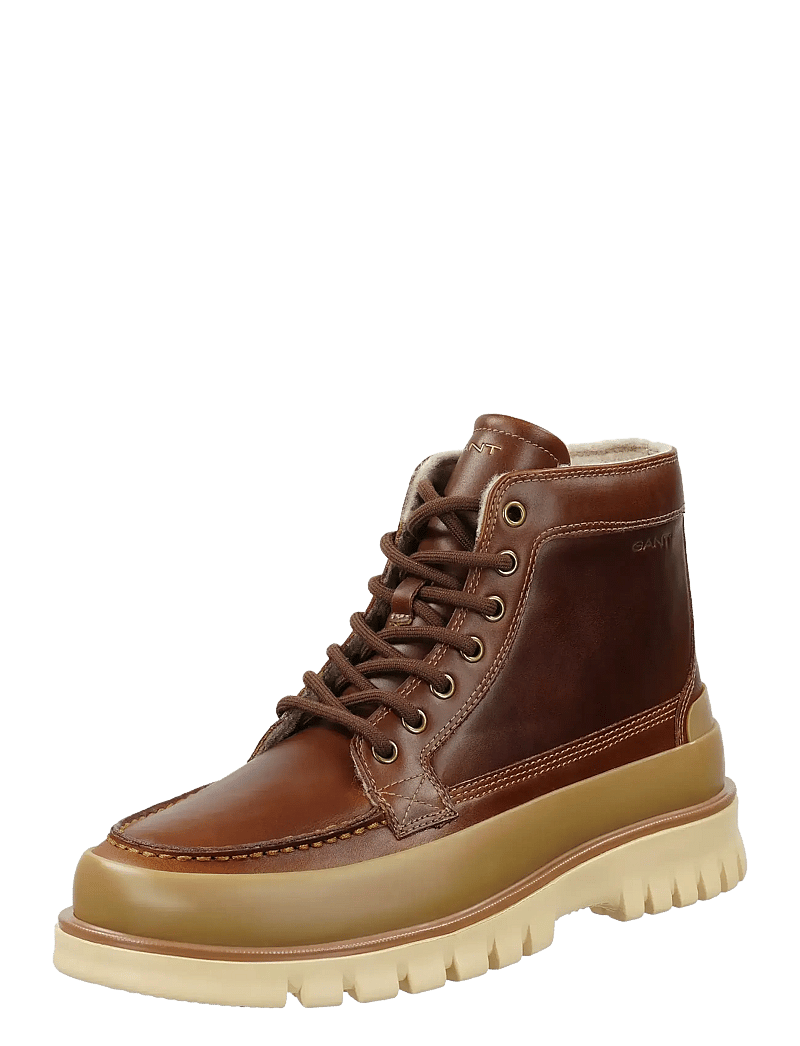 GANT - Nebrada Mid Boot - schnürboots - cognac - 0