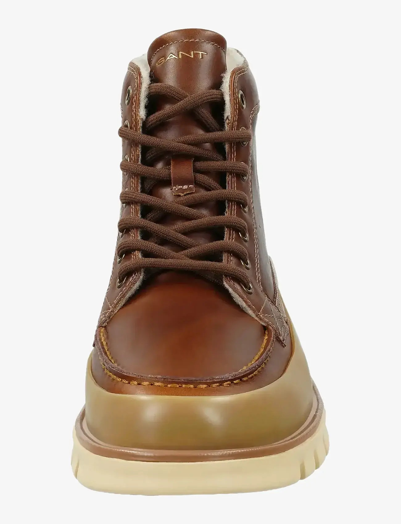 GANT - Nebrada Mid Boot - schnürboots - cognac - 3