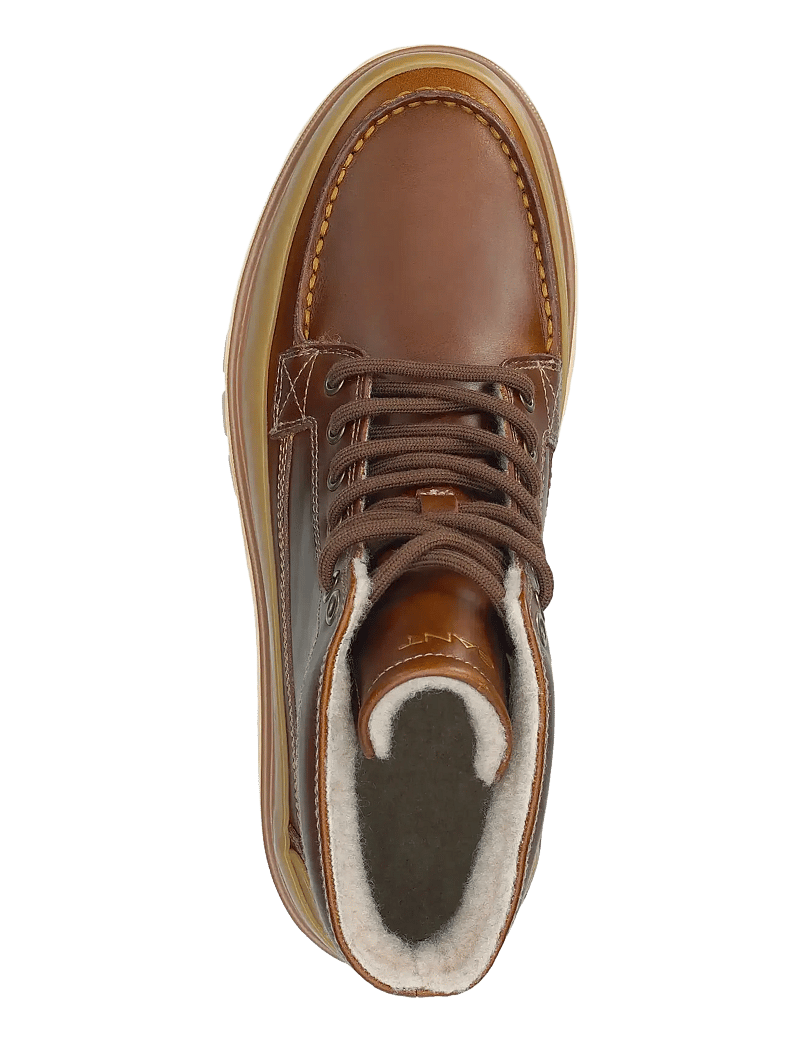 GANT - Nebrada Mid Boot - schnürboots - cognac - 4