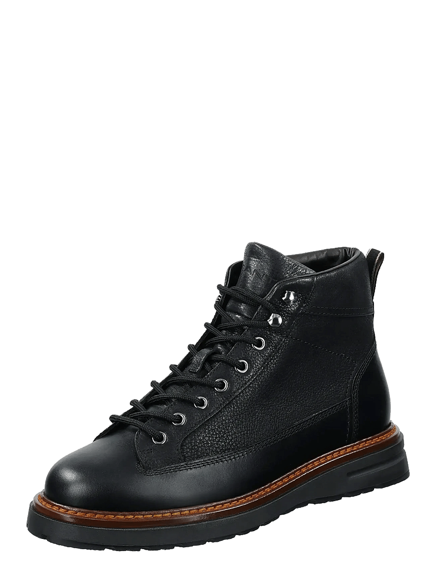 Gant - Hillprep Mid Boot - vinterkängor - black - 0