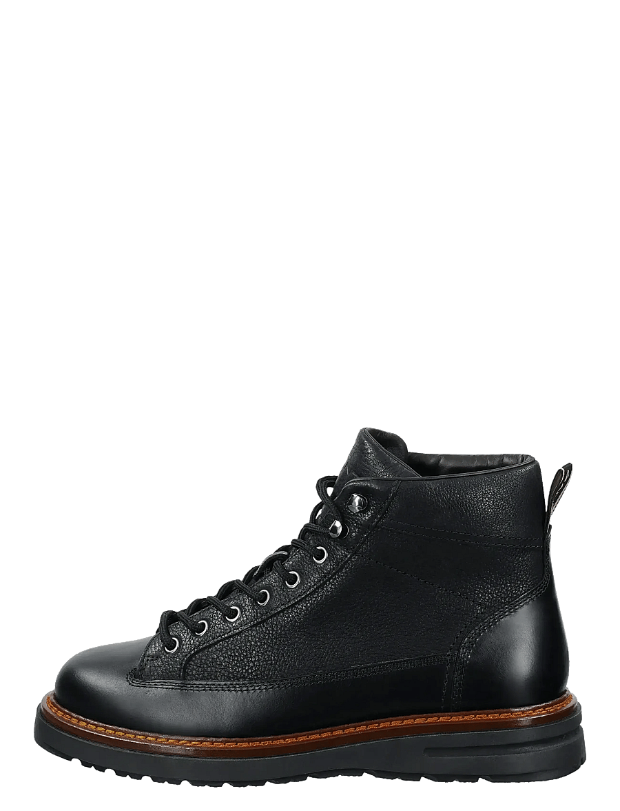 Gant - Hillprep Mid Boot - vinterkängor - black - 1