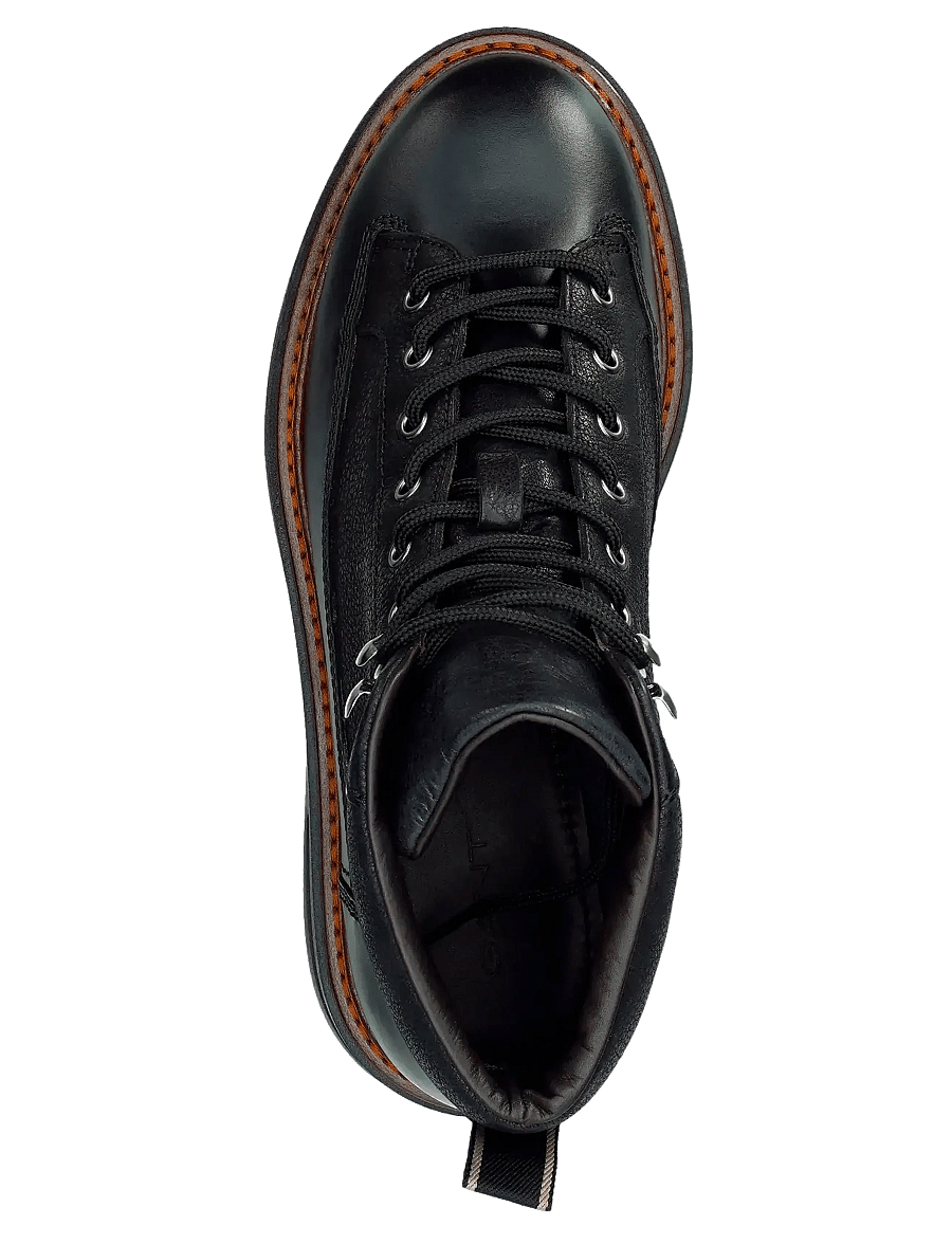 Gant - Hillprep Mid Boot - vinterkängor - black - 2