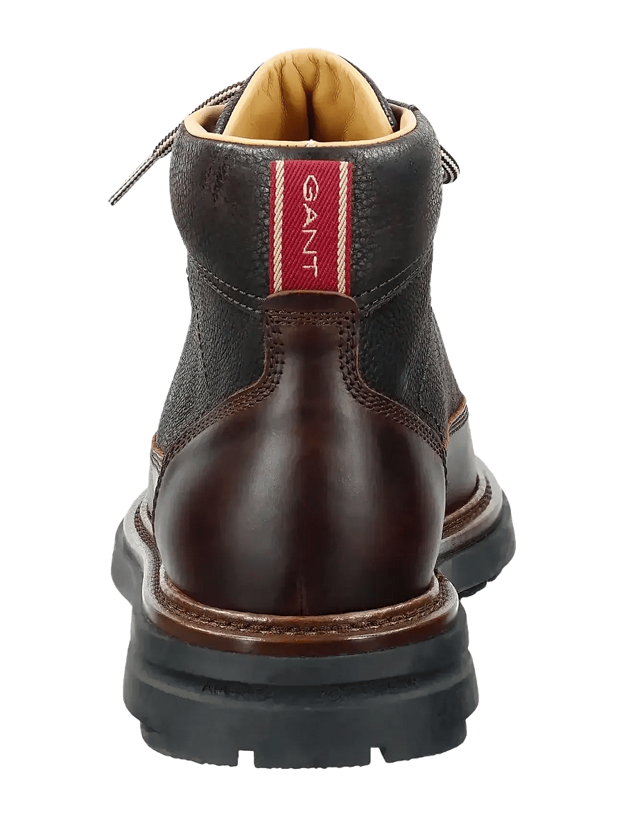 Gant - Hillprep Mid Boot - talvikengät - dark brown - 3