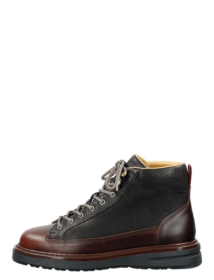 Gant - Hillprep Mid Boot - talvikengät - dark brown - 1