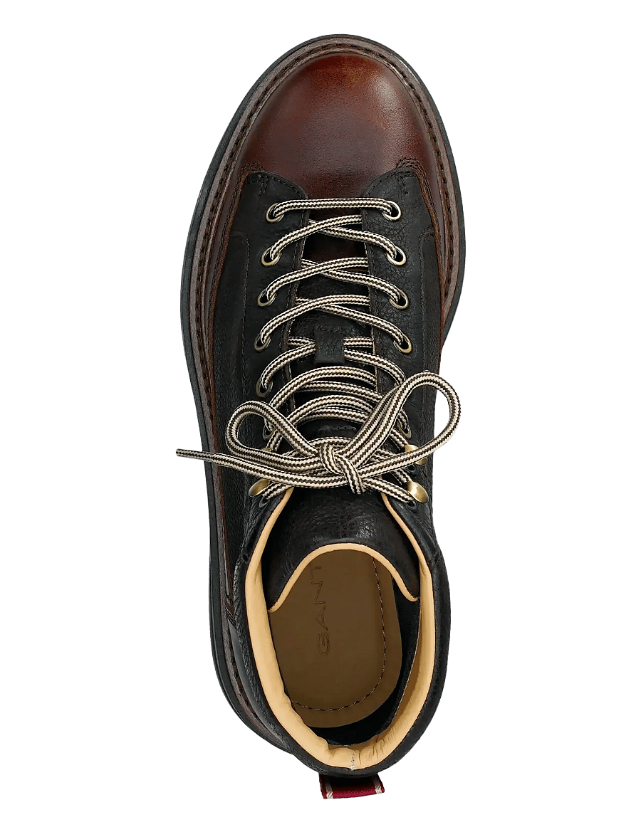 Gant - Hillprep Mid Boot - talvikengät - dark brown - 4