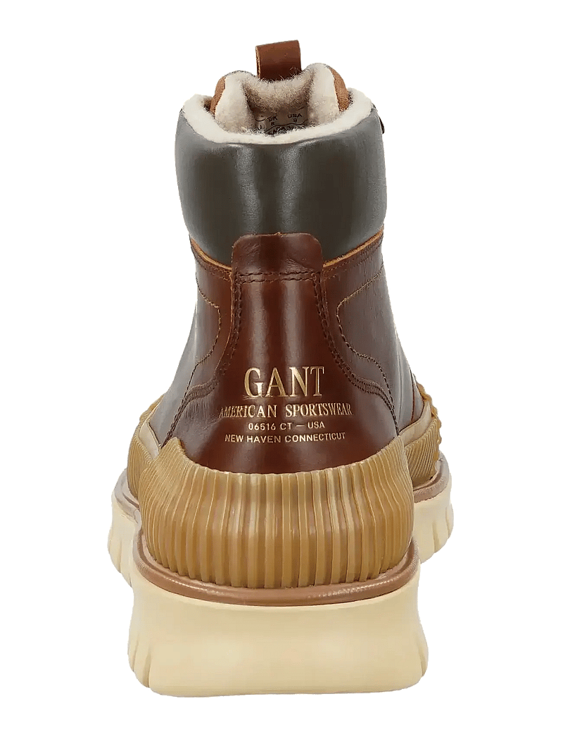 GANT - Nebrada Mid Boot - Žieminiai batai - cognac - 1