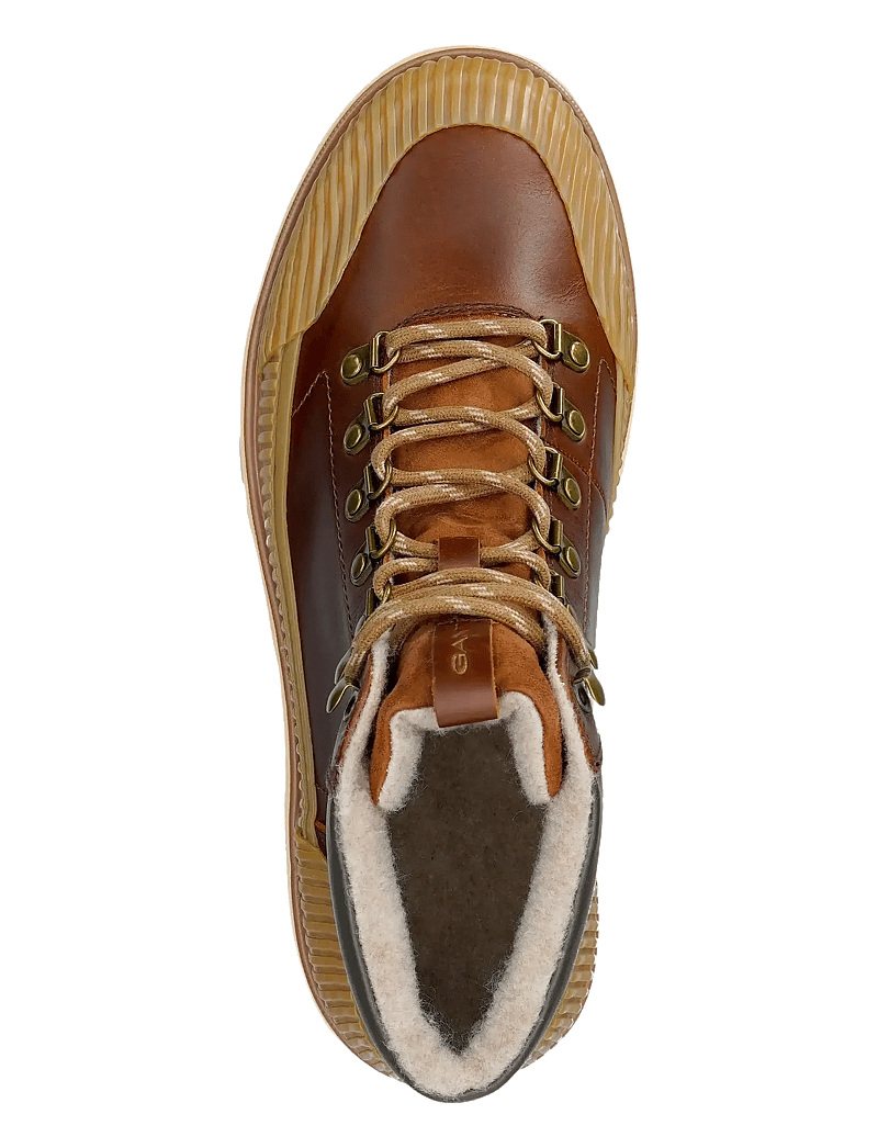 GANT - Nebrada Mid Boot - Žieminiai batai - cognac - 2