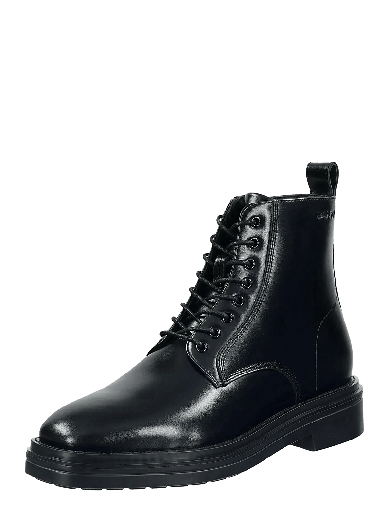 GANT - Boggar Mid Boot - schnürboots - black - 1