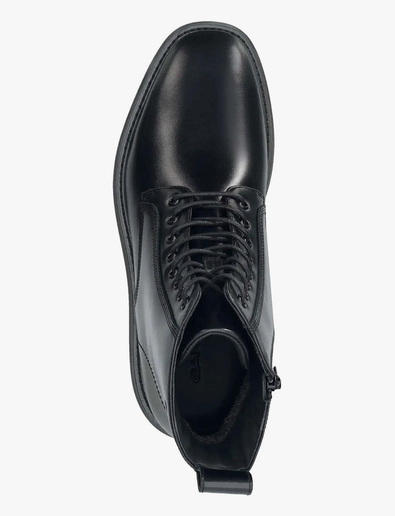GANT - Boggar Mid Boot - kängor med snörning - black - 4