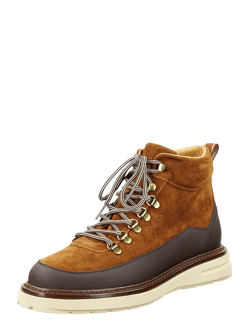 GANT - Hillprep Mid Boot - bottes d'hiver - cognac - 1