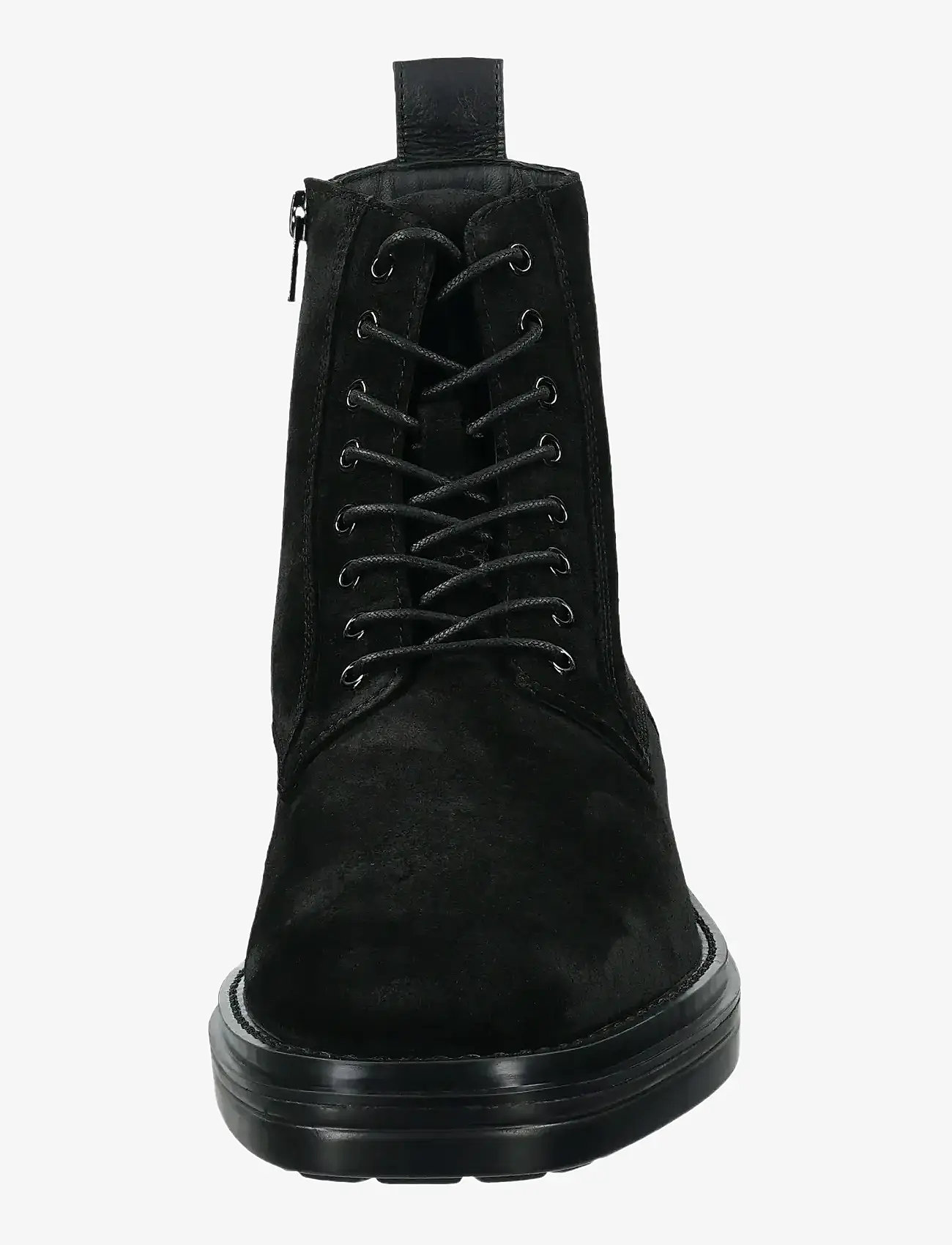 GANT - Boggar Mid Boot - kängor med snörning - black - 2