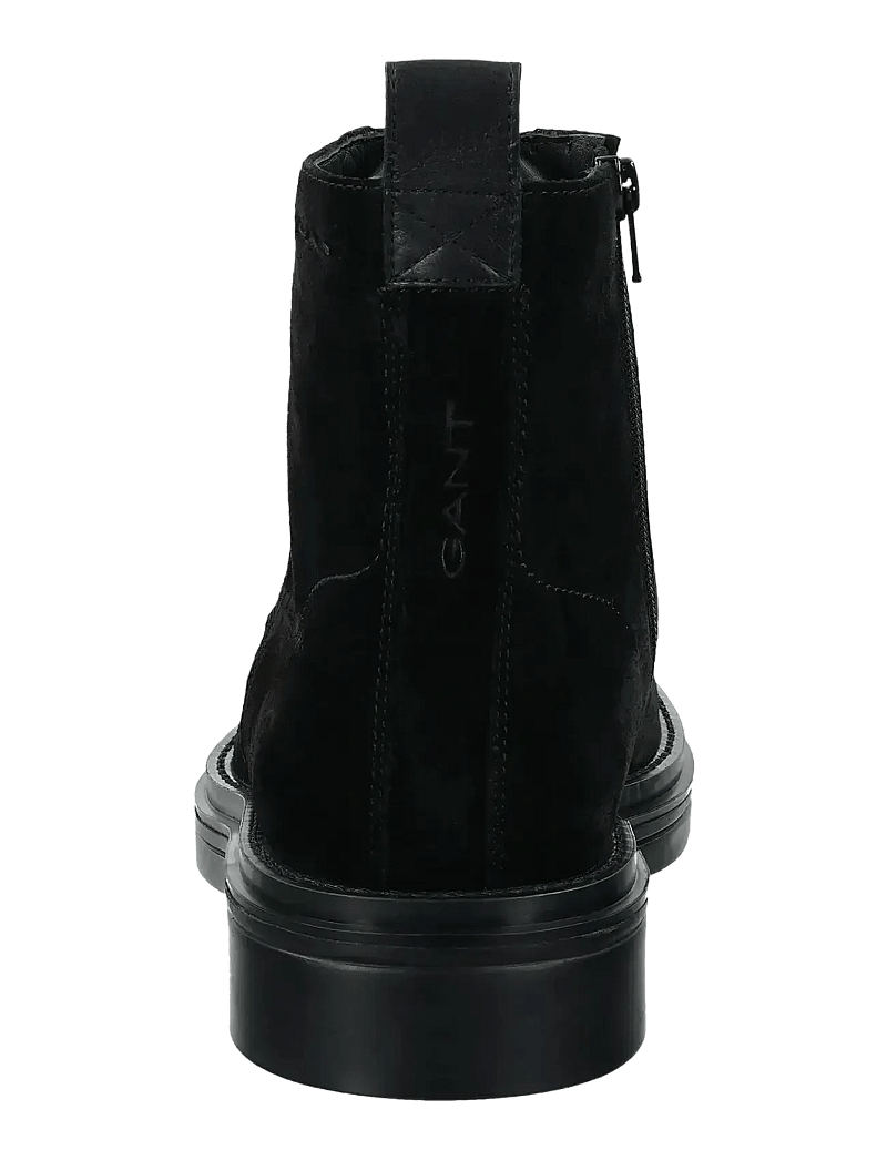 GANT - Boggar Mid Boot - kängor med snörning - black - 3