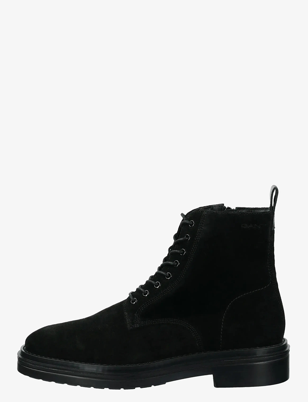 GANT - Boggar Mid Boot - kängor med snörning - black - 1