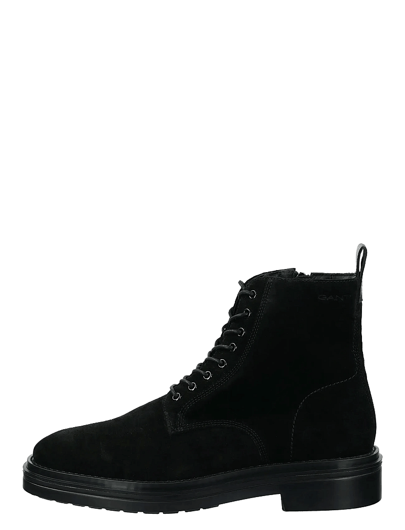 GANT - Boggar Mid Boot - kängor med snörning - black - 1