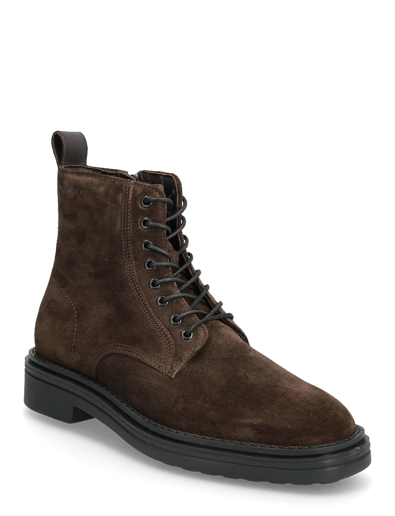 GANT - Boggar Mid Boot - paeltega saapad - espresso brown - 0