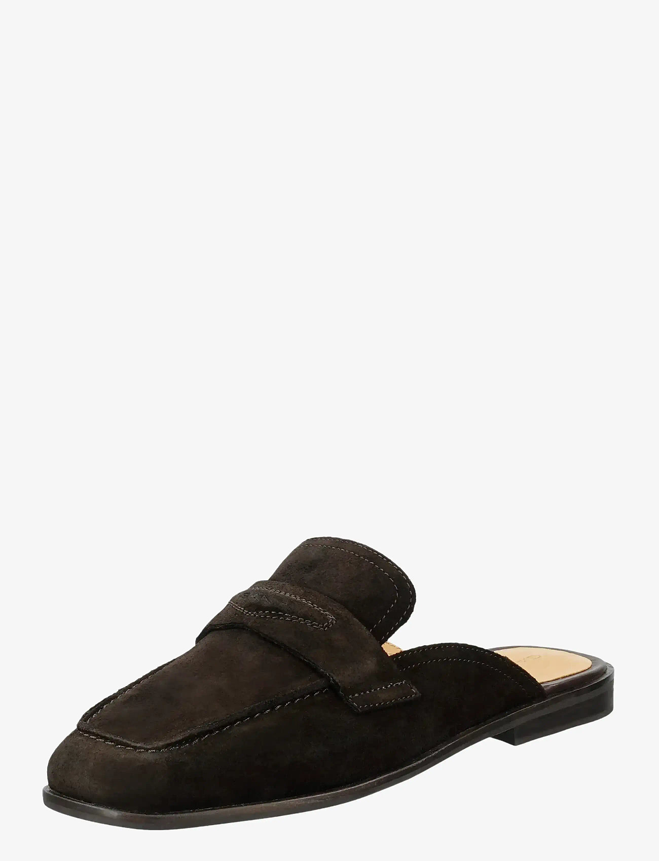GANT - Gimble Leather Mule - platta mules - dark brown - 0