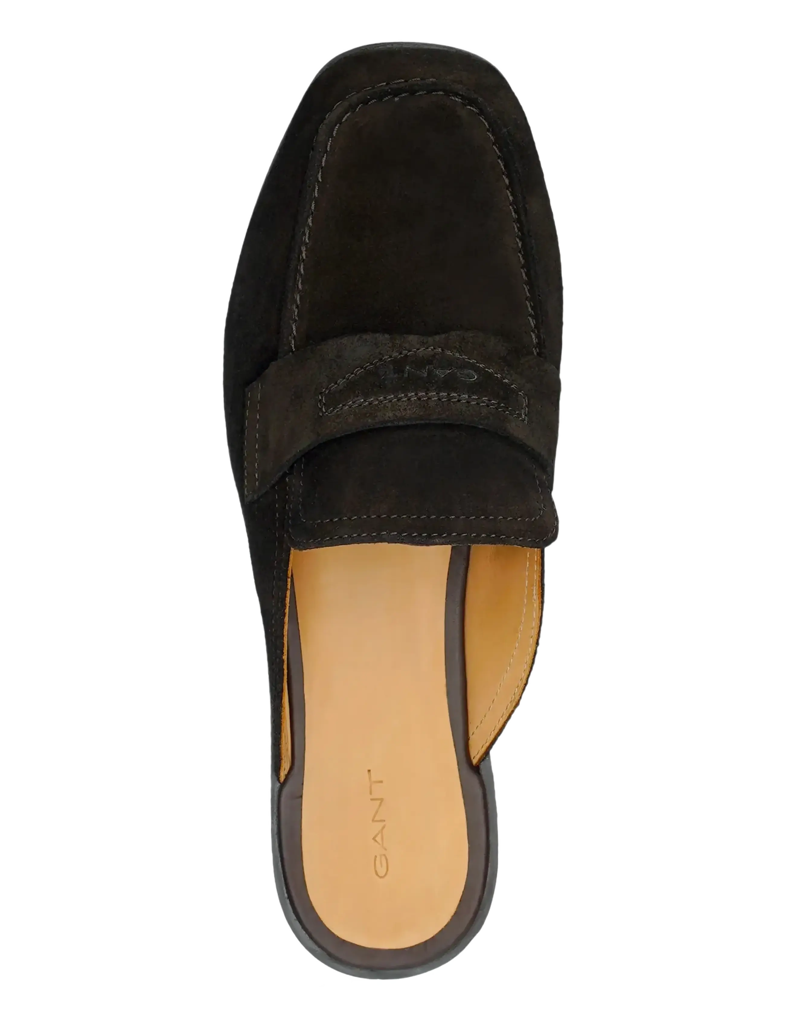 Gant - Gimble Leather Mule - flache pantoletten - dark brown - 1