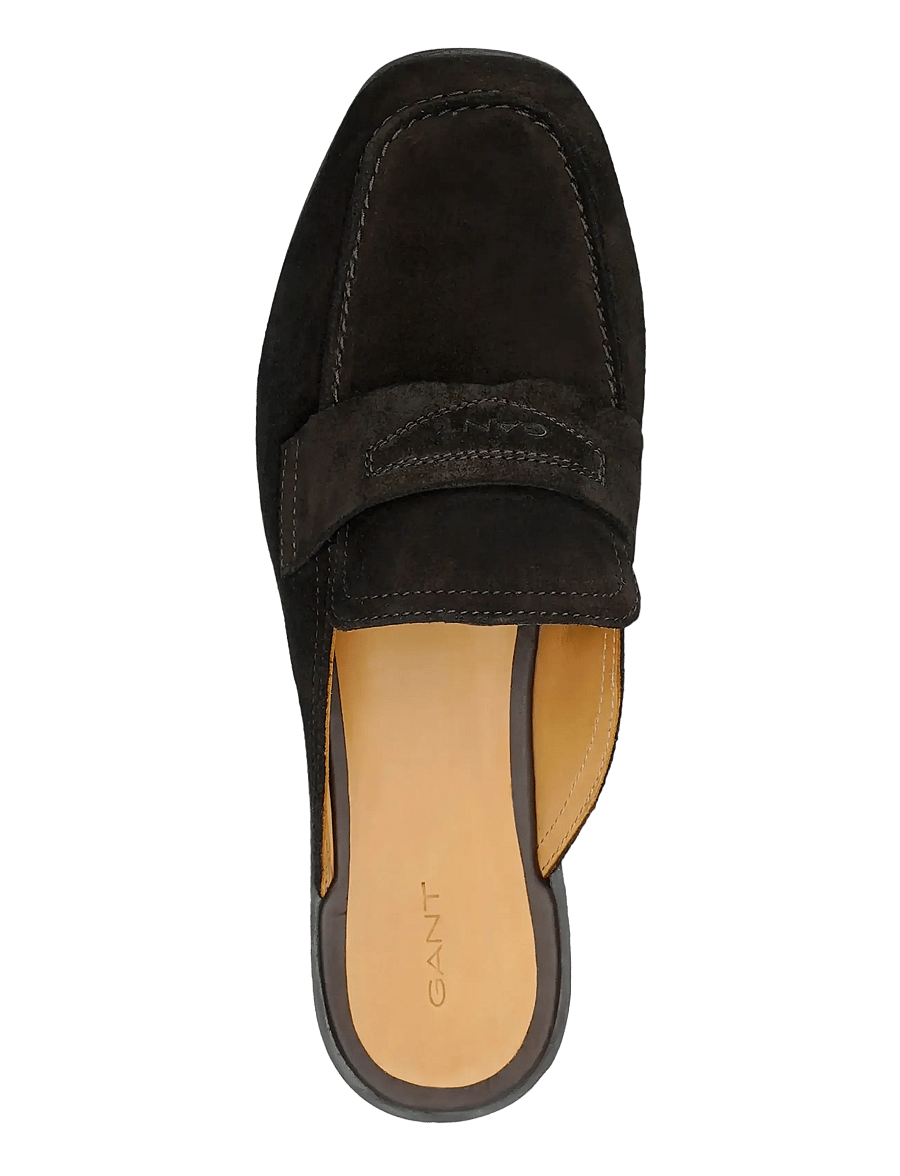 Gant - Gimble Leather Mule - flat mules - dark brown - 1