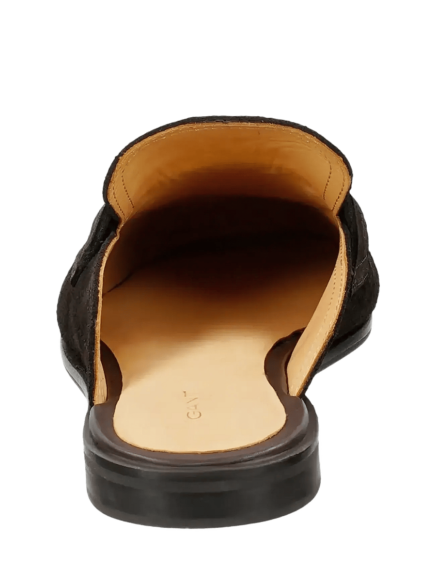 Gant - Gimble Leather Mule - flat mules - dark brown - 4