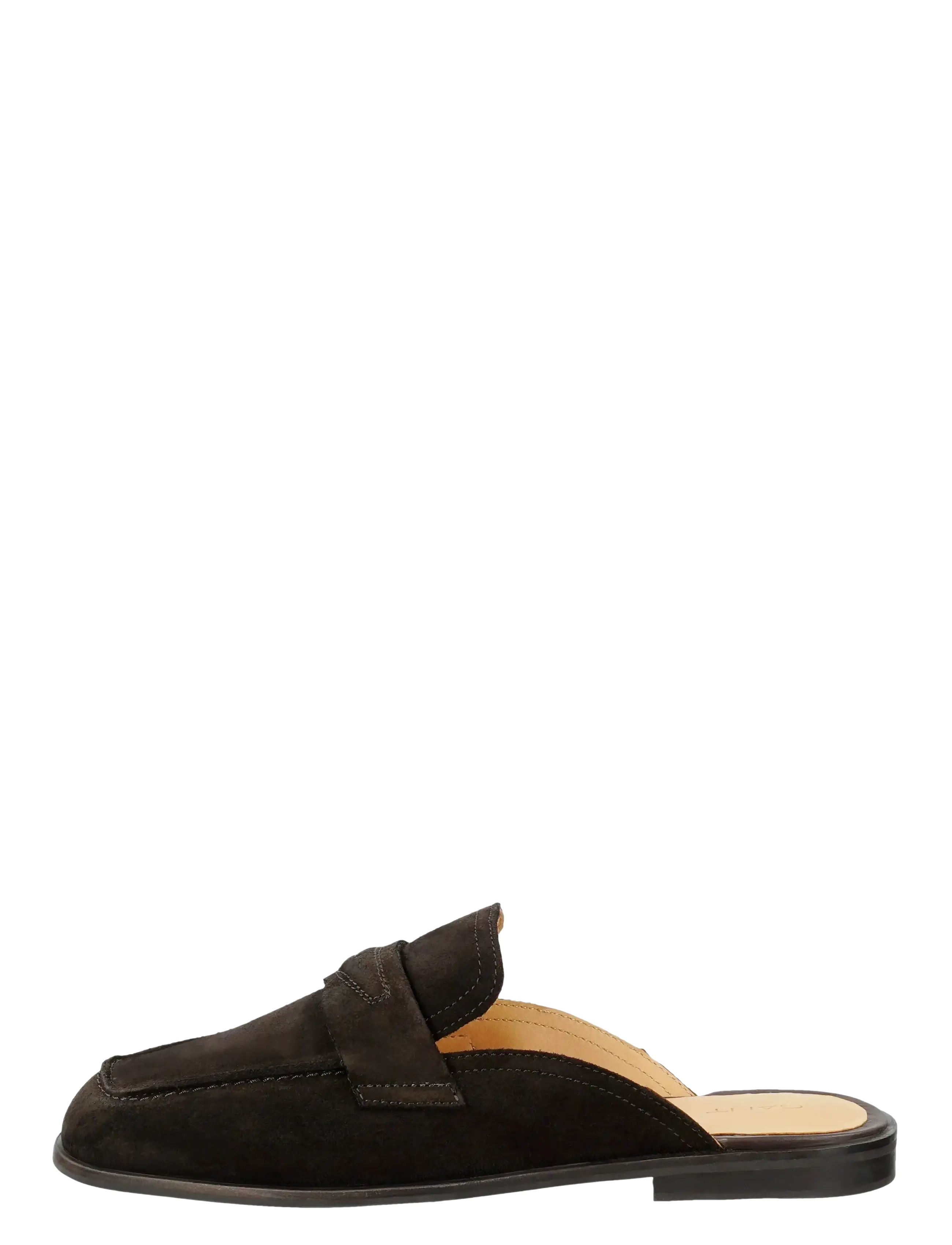 Gant - Gimble Leather Mule - flache pantoletten - dark brown - 5