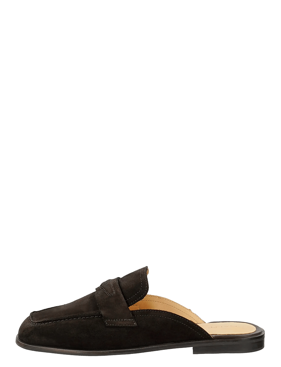 Gant - Gimble Leather Mule - flat mules - dark brown - 5