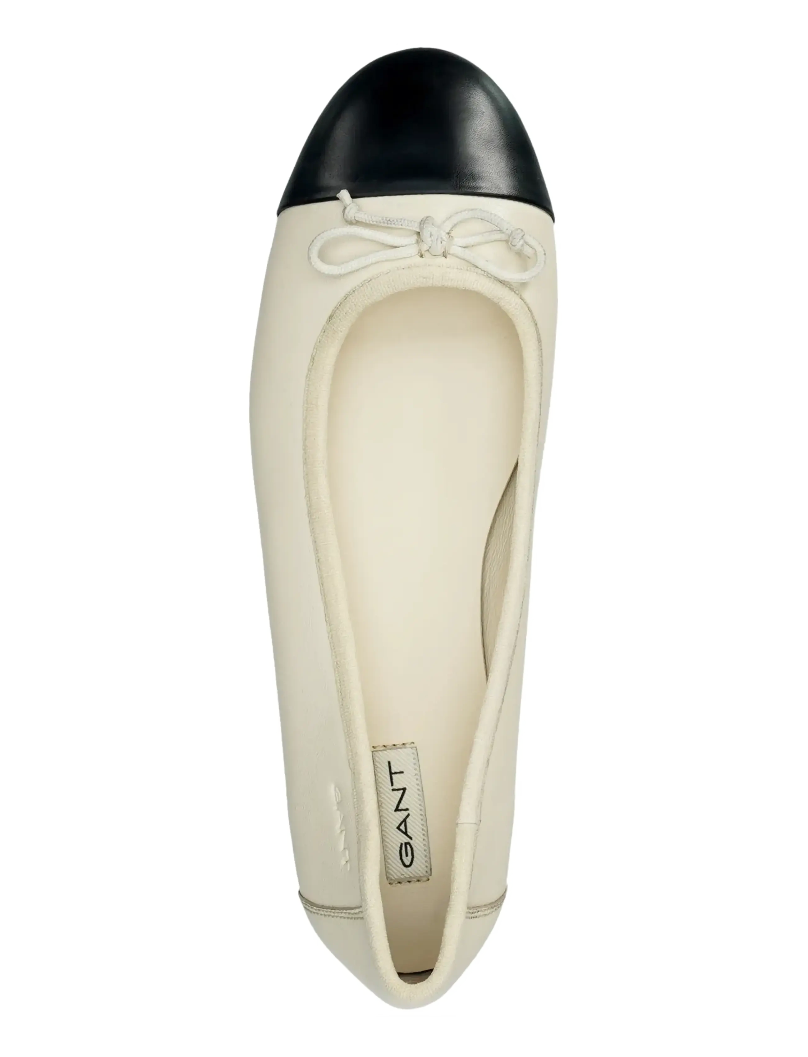 Gant - Chadii Ballerina - ballerinaskor - cream/black - 1