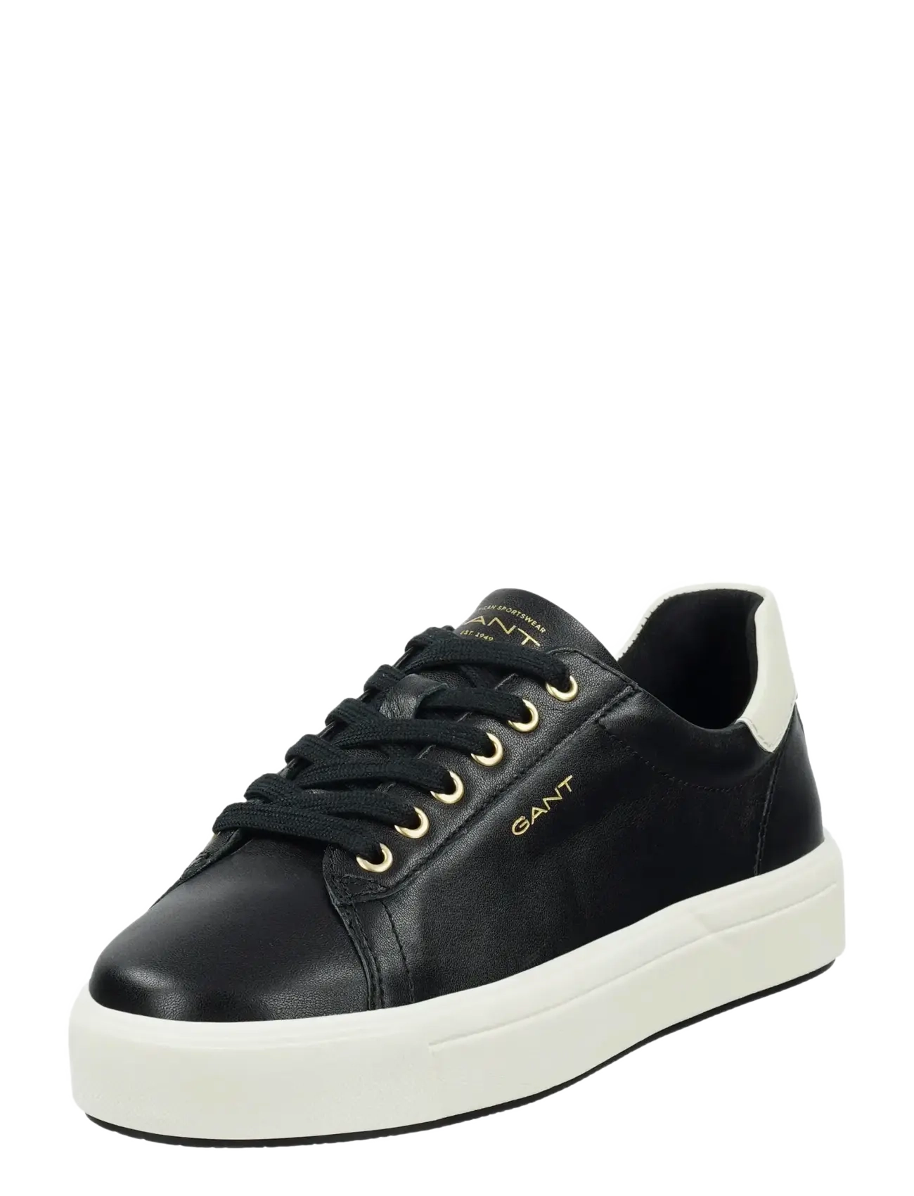 Gant Avino Lightweight Sneaker - Transitional Layering - BLACK/CREAM / black