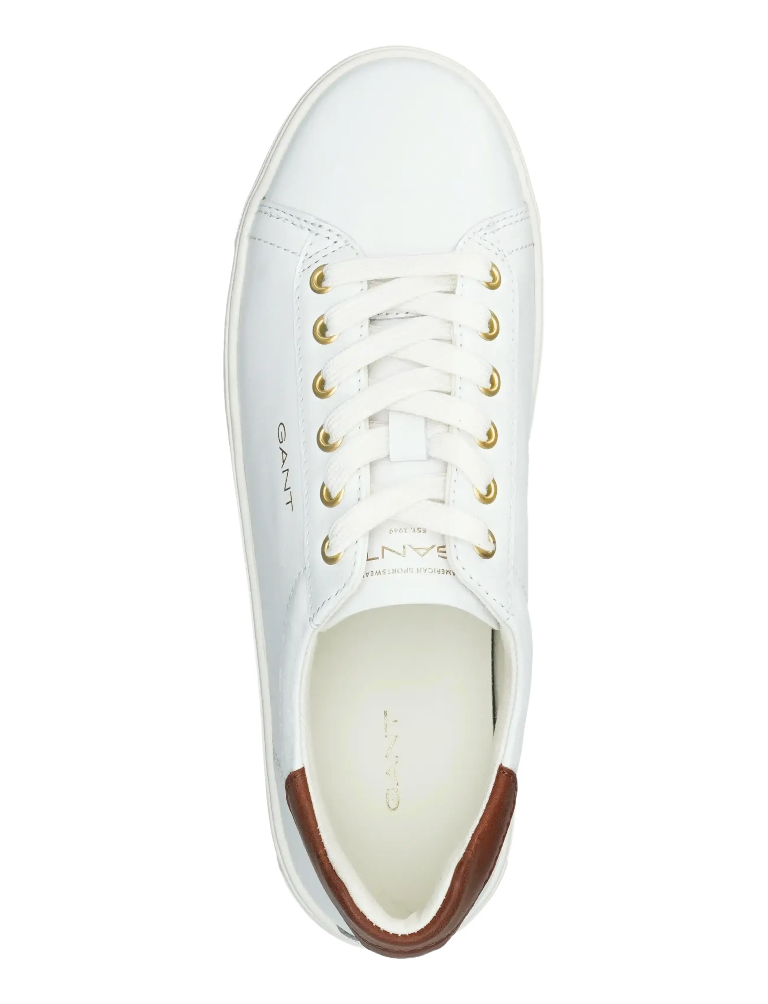 Gant - Avino Lightweight Sneaker - sneakersy niskie - white/tan - 1