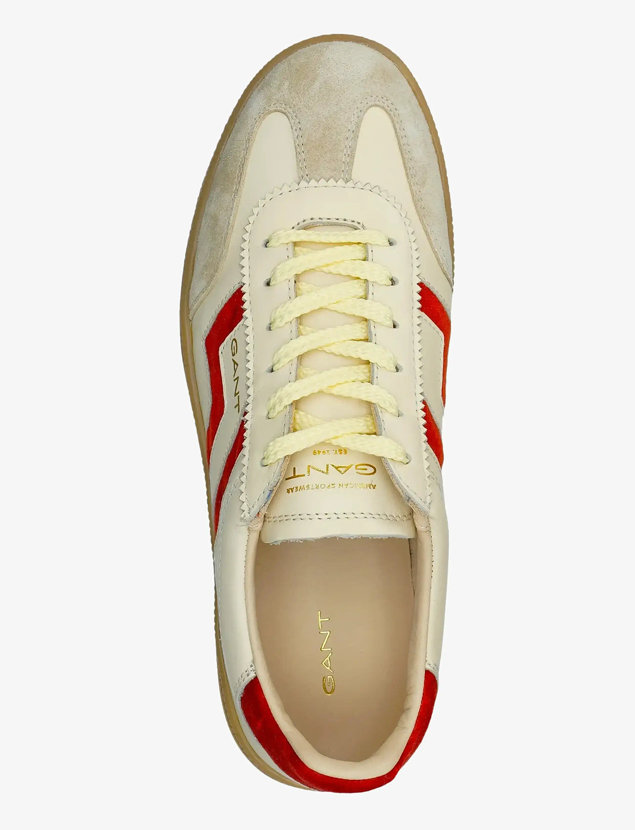 Gant - Cuzima Sneaker - lave sneakers - cream/red - 1