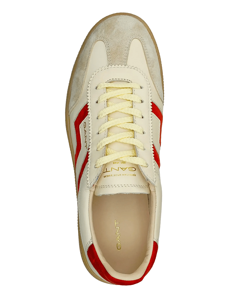 Gant - Cuzima Sneaker - lave sneakers - cream/red - 1