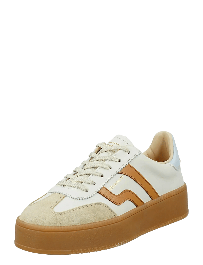 GANT - Cuzmani Sneaker - matalavartiset tennarit - off white/lt.blue - 0