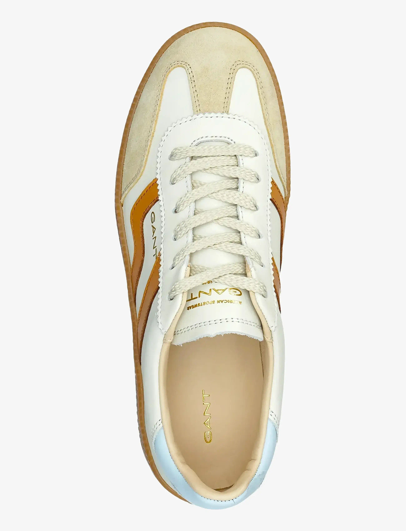 GANT - Cuzmani Sneaker - matalavartiset tennarit - off white/lt.blue - 1