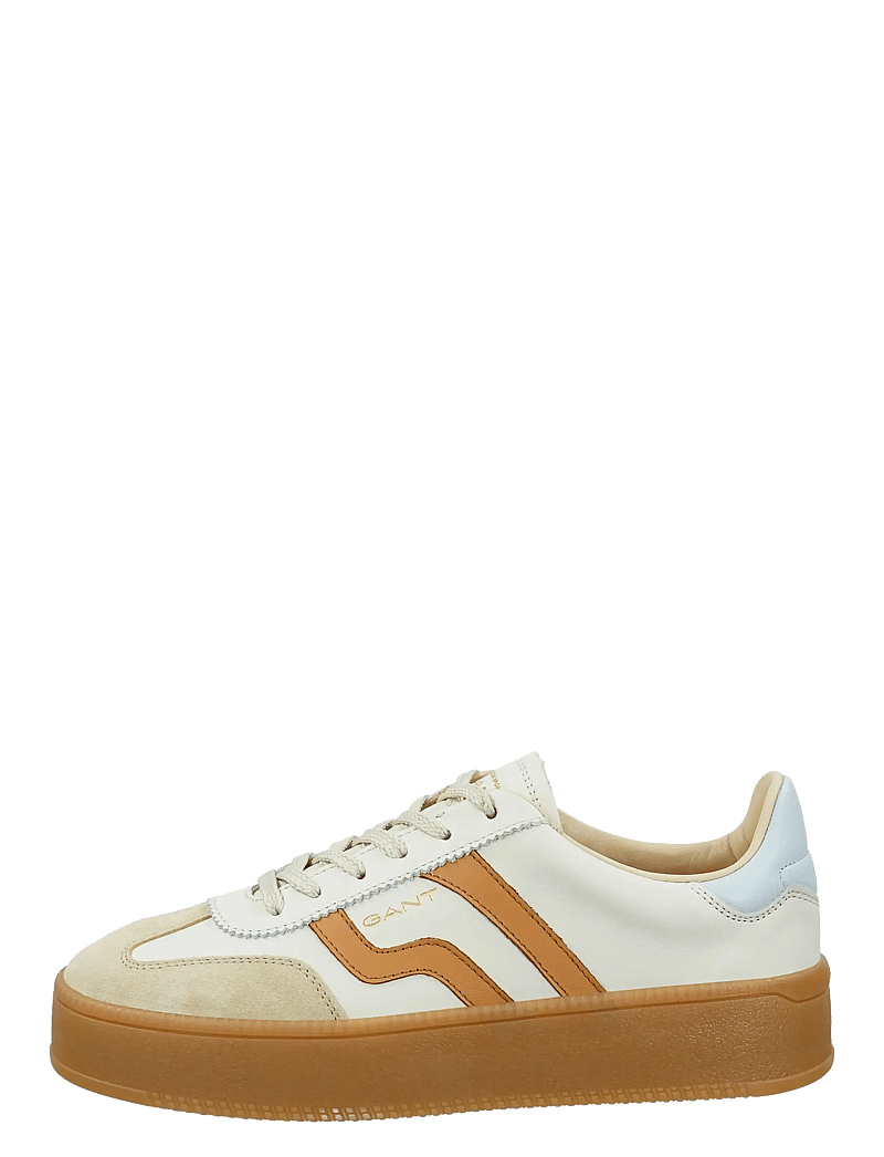 GANT - Cuzmani Sneaker - matalavartiset tennarit - off white/lt.blue - 5