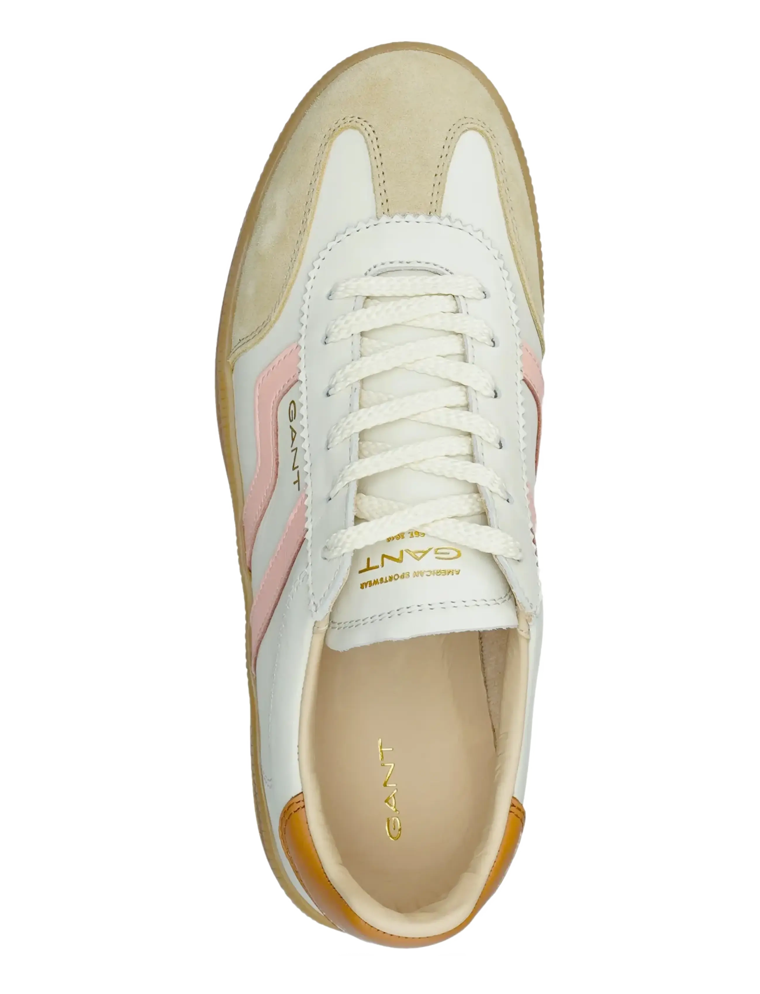 Gant - Cuzima Sneaker - sportiniai bateliai žemu aulu - off white/peachpink - 1