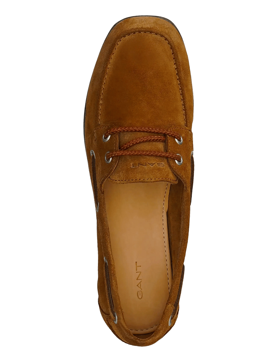 Gant - Gimble Low Lace Shoe - sejlersko - cognac - 1
