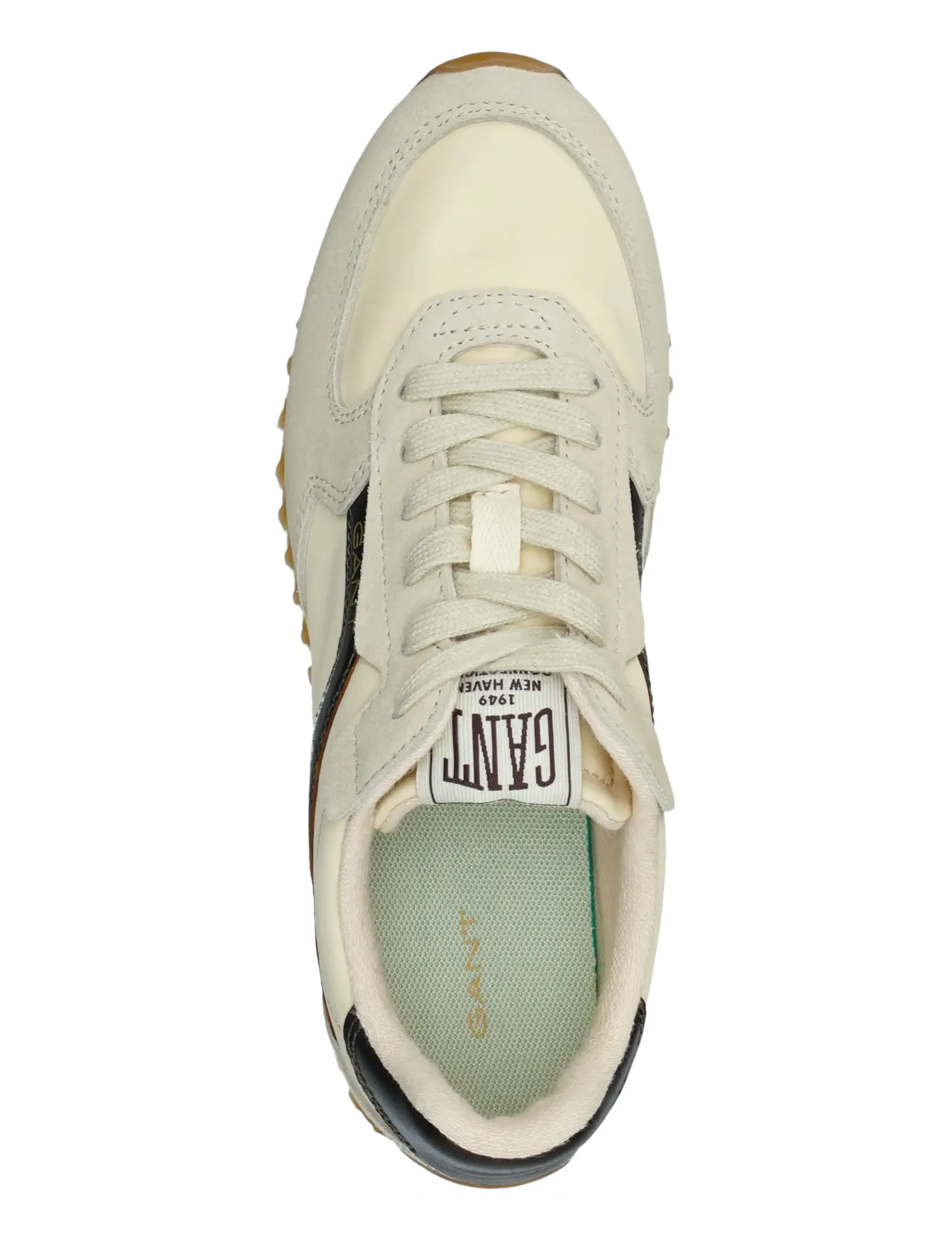 Gant - Beja Low Lace Shoe - sneakersy niskie - beige/dark brown - 1
