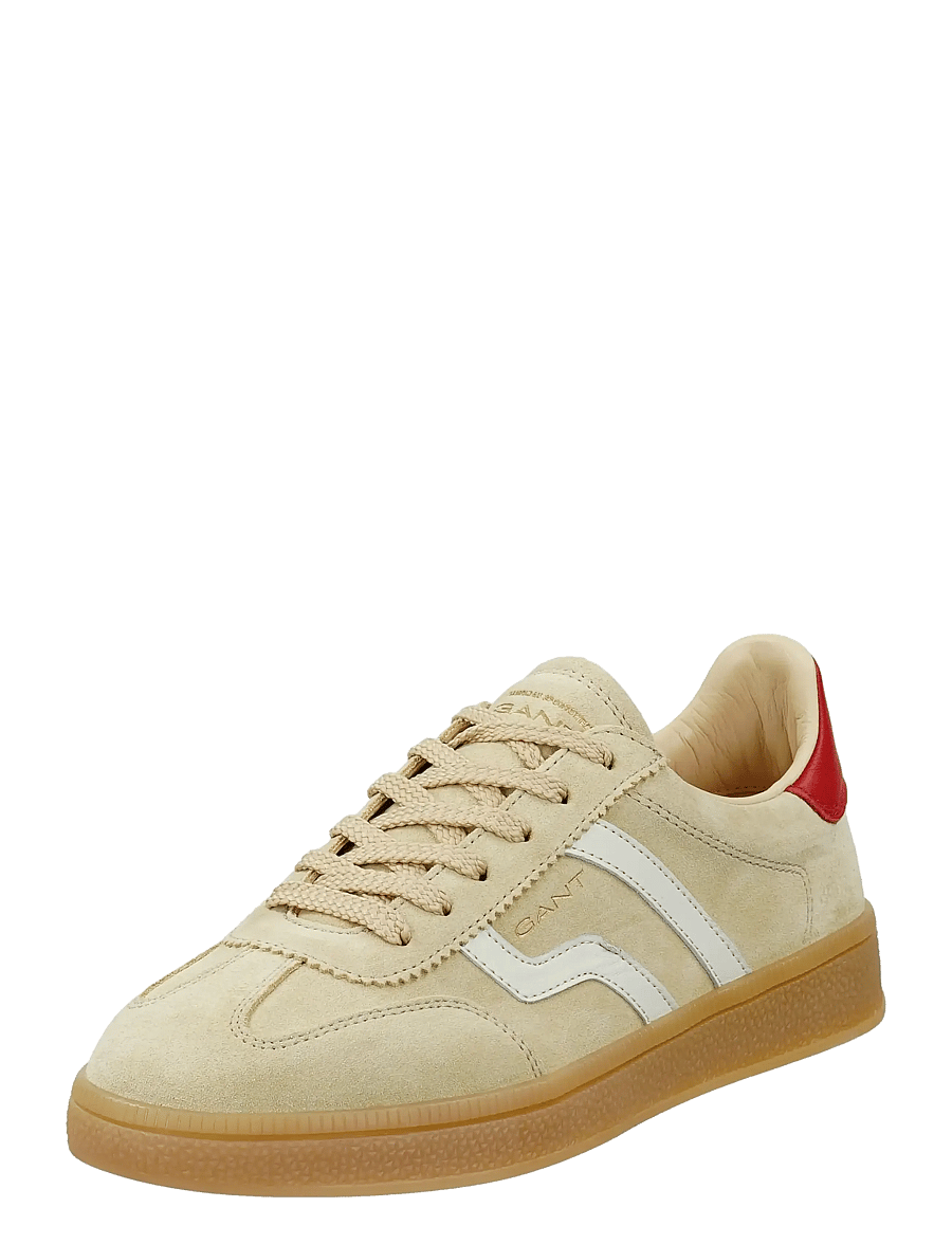 Gant - Cuzima Sneaker - matalavartiset tennarit - beige / red - 0
