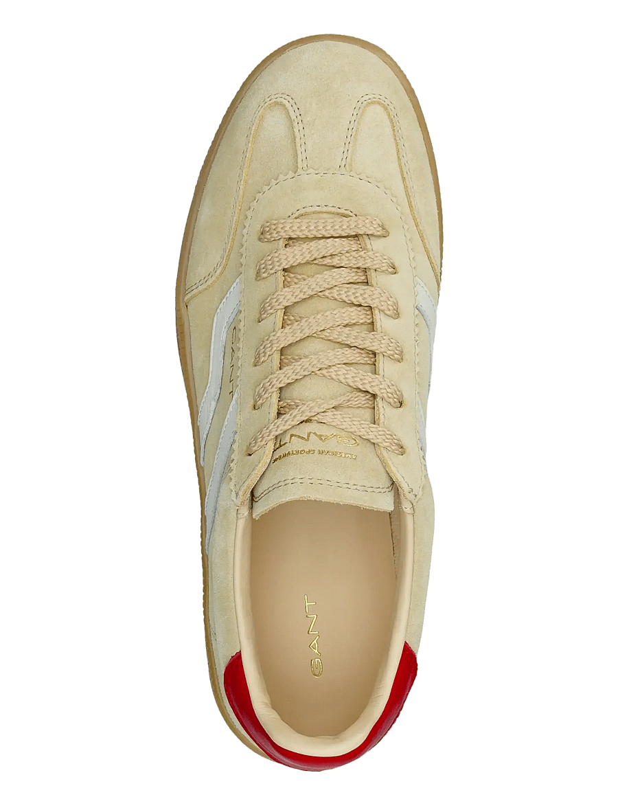 Gant - Cuzima Sneaker - matalavartiset tennarit - beige / red - 1