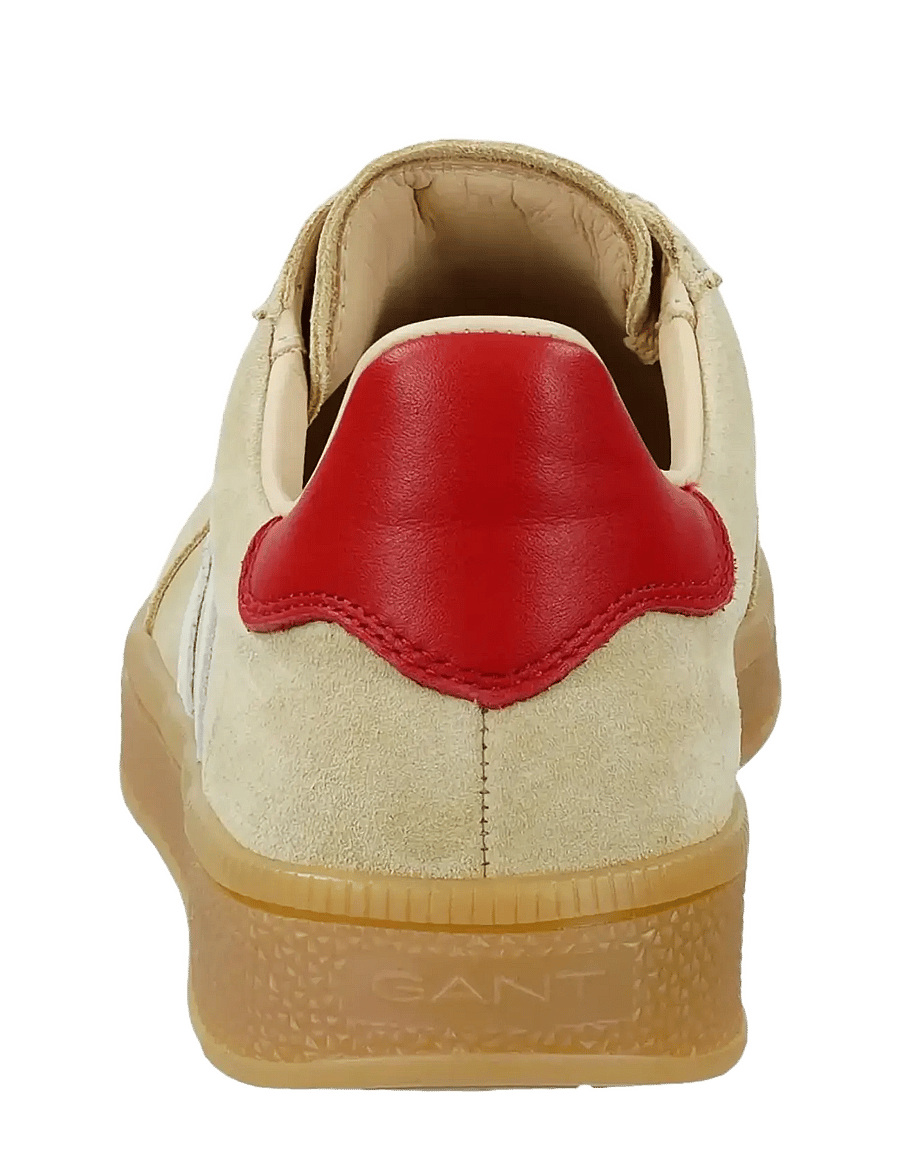 Gant - Cuzima Sneaker - matalavartiset tennarit - beige / red - 4