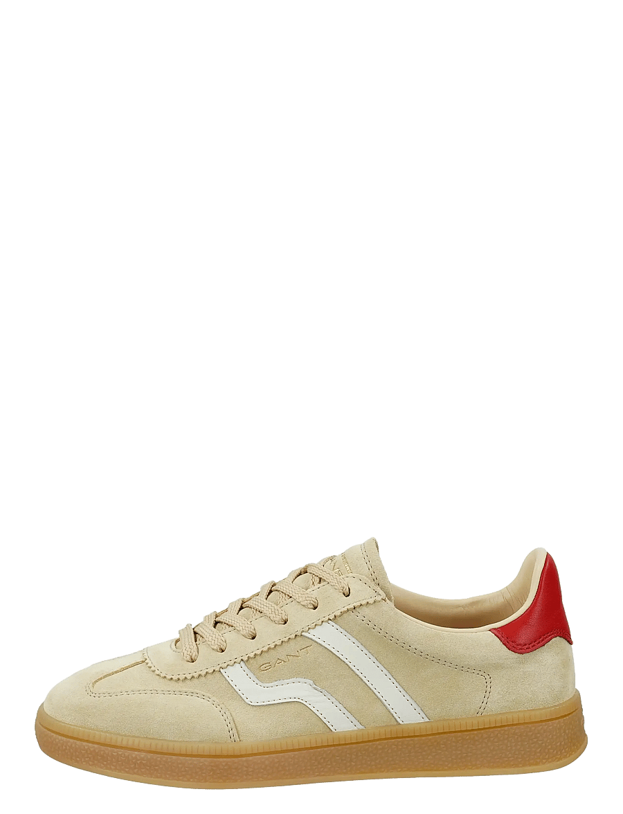 Gant - Cuzima Sneaker - matalavartiset tennarit - beige / red - 5