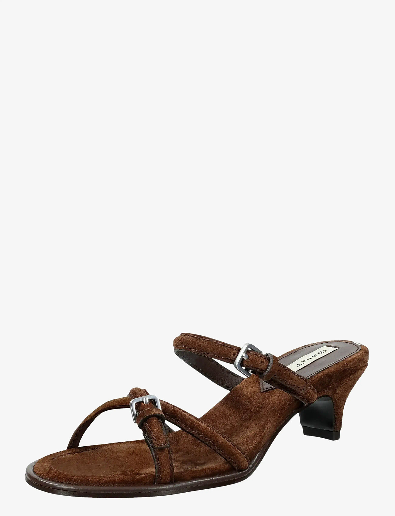 Gant - Talzy Sandal - sandaler med hæl - dark brown - 0